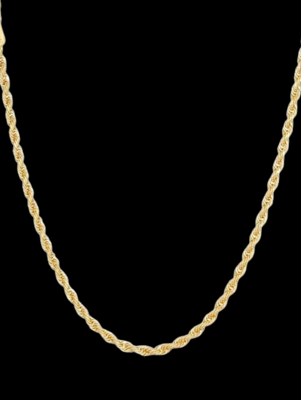 18K Italian Gold-Filled 2.5mm Rope Chain